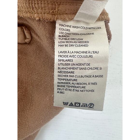 Free People New! Faded Love Linen Blend Pants Brown Casual Boho Size 26 - Picture 9 of 14